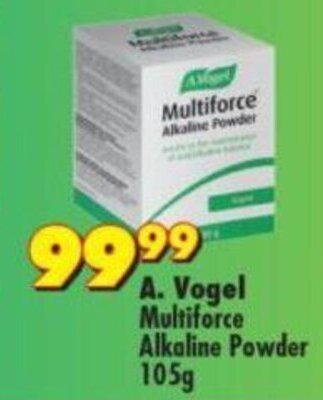 Shoprite A. Vogel Multiforce Alkaline Powder 105g offer