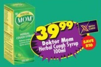 Shoprite Doktor Mom Herbal Cough Syrup 100ml offer