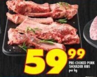 Shoprite Pre-Cooked Pork Shoulder Ribs per kg offer