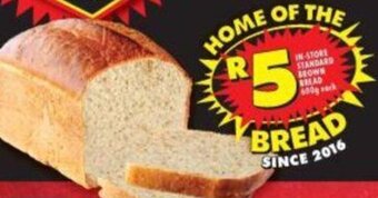 Shoprite Standard Brown Bread 600g offer