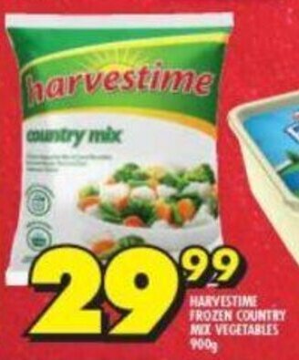 Shoprite Harvestime Frozen Country Mix Vegetables 900g offer