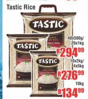 Devland Cash And Carry Tastic Rice 40x500g / 20x1kg offer