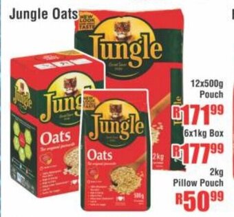 Devland Cash And Carry Jungle Oats 12x500g Pouch offer