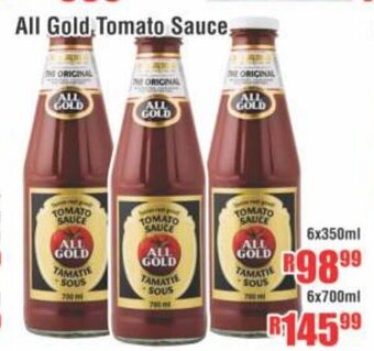 All Gold Tomato Sauce 6x350ml