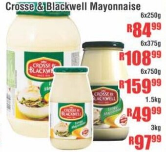 Devland Cash And Carry Crosse & Blackwell Mayonnaise 6x750g offer