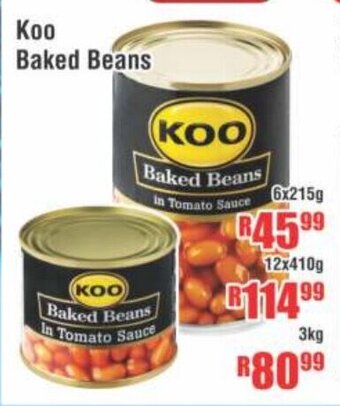 Devland Cash And Carry Koo Baked Beans 6x215g offer