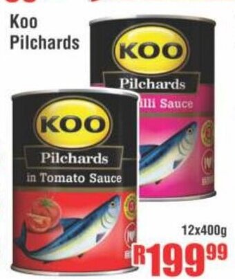 Devland Cash And Carry Koo Pilchards 12x400g offer