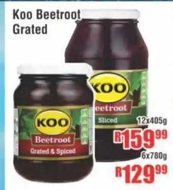 Devland Cash And Carry Koo Beetroot Grated 6x780g offer