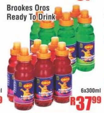Devland Cash And Carry Brookes Oros Ready to Drink 6x300ml offer