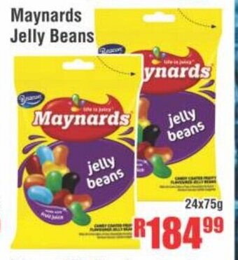 Devland Cash And Carry Maynards Jelly Beans 24x75g offer