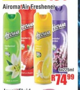 Airoma Air Freshener 6x225ml