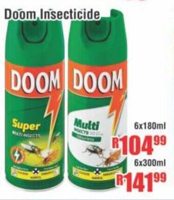 Devland Cash And Carry Doom Insecticide 6x180ml offer
