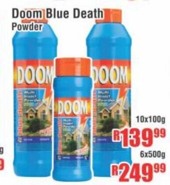 Devland Cash And Carry Doom Blue Death Powder 10x100g offer