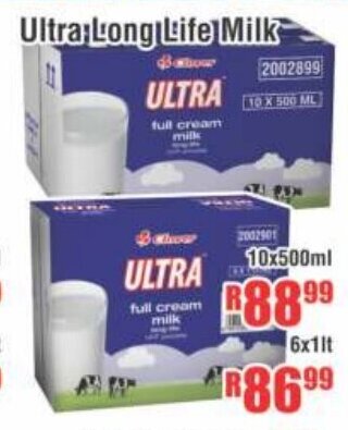 Ultra Long Life Milk 10x500ml
