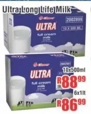 Devland Cash And Carry Ultra Long Life Milk 6x1lt offer