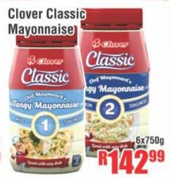 Devland Cash And Carry Clover Classic Mayonnaise 6x750g offer