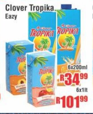 Clover Tropika Eazy 6x200ml