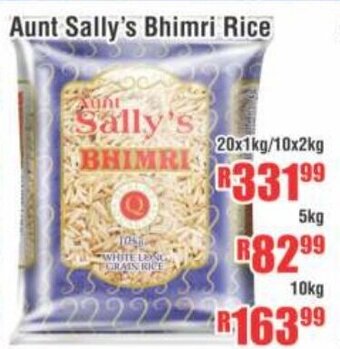 Devland Cash And Carry Aunt Sally's Bhimri Rice 20x1kg / 10x2kg offer