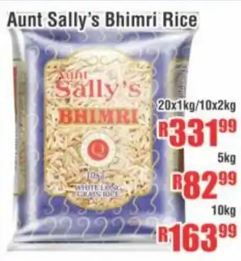 Devland Cash And Carry Aunt Sally's Bhimri Rice 5kg offer