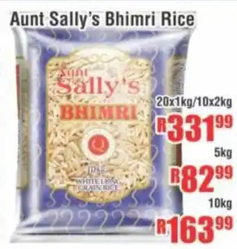 Devland Cash And Carry Aunt Sally's Bhimri Rice 10kg offer