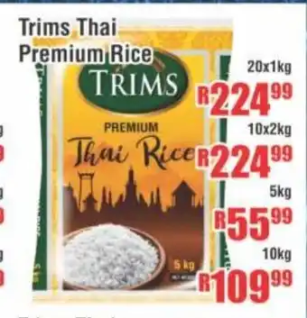 Devland Cash And Carry Trims Thai Premium Rice 5kg offer