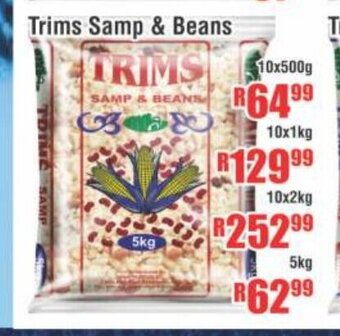 Devland Cash And Carry Trims Samp & Beans 10x500g offer