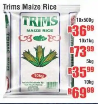 Devland Cash And Carry Trims Maize Rice 5kg offer