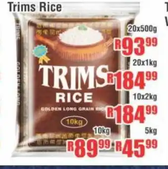 Devland Cash And Carry Trims Rice 10x2kg offer