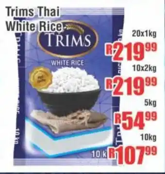 Devland Cash And Carry Trims Thai White Rice 10x2kg offer