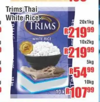 Devland Cash And Carry Trims Thai White Rice 5kg offer