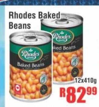 Devland Cash And Carry Rhodes Baked Beans 12x410g offer