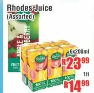Devland Cash And Carry Rhodes Juice (Assorted) 1lt offer