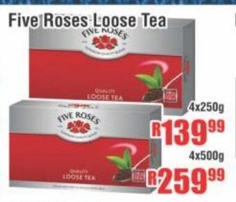 Devland Cash And Carry Five Roses Loose Tea 4x500g offer