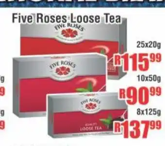 Devland Cash And Carry Five Roses Loose Tea 8x125g offer