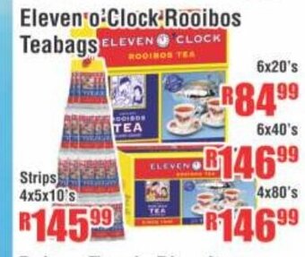 Eleven o'Clock Rooibos Teabags 6x20's