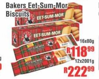 Devland Cash And Carry Bakers Eet-Sum-Mor Biscuits 16x80g offer