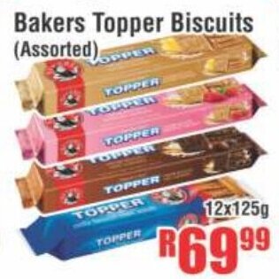 Devland Cash And Carry Bakers Topper Biscuits (Assorted) 12x125g offer