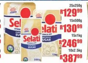 Devland Cash And Carry Selati White Sugar 15x500g offer