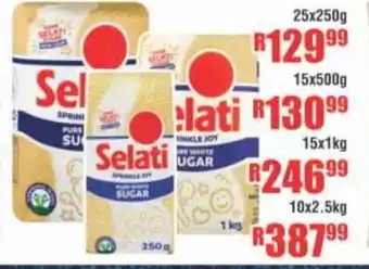Devland Cash And Carry Selati White Sugar 10x2.5kg offer