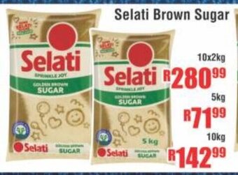 Devland Cash And Carry Selati Brown Sugar 10x2kg offer
