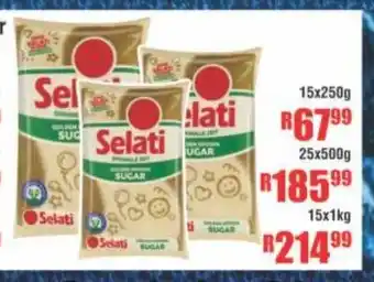 Devland Cash And Carry Selati Brown Sugar 25x500g offer