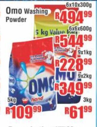 Devland Cash And Carry Omo Washing Powder 3kg offer