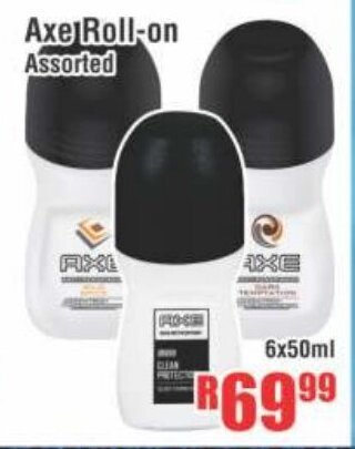 Devland Cash And Carry Axe Roll-On 6x50ml offer