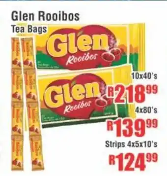 Glen Rooibos Tea Bags 4x80's