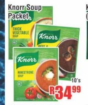 Devland Cash And Carry Knorr Soup Packet 10's offer