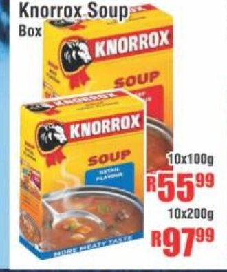 Devland Cash And Carry Knorrox Soup Box 10x100g offer