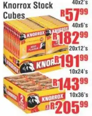 Knorrox Stock Cubes 10x24's
