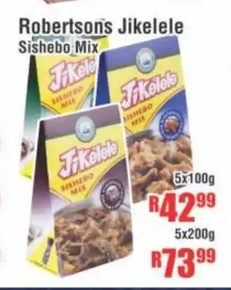 Devland Cash And Carry Robertsons Jikelele Sishebo Mix 5x200g offer