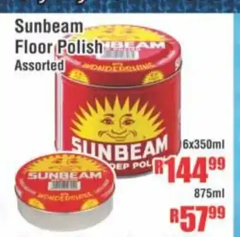 Devland Cash And Carry Sunbeam Floor Polish Assorted 875ml offer