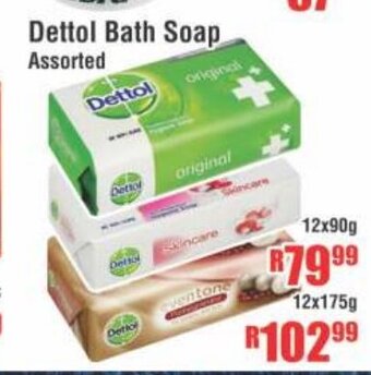 Devland Cash And Carry Dettol Bath Soap Assorted 12x90g offer